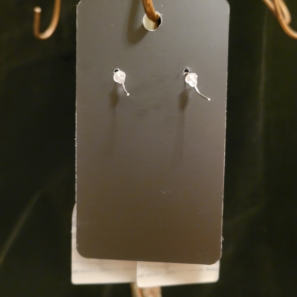 2/$20 X-Mas Resin Gray Earrings - Picture 2 of 4